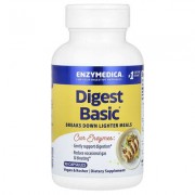 Enzymedica, Digest Basic,  Рослинні ферменти, 90 капсул